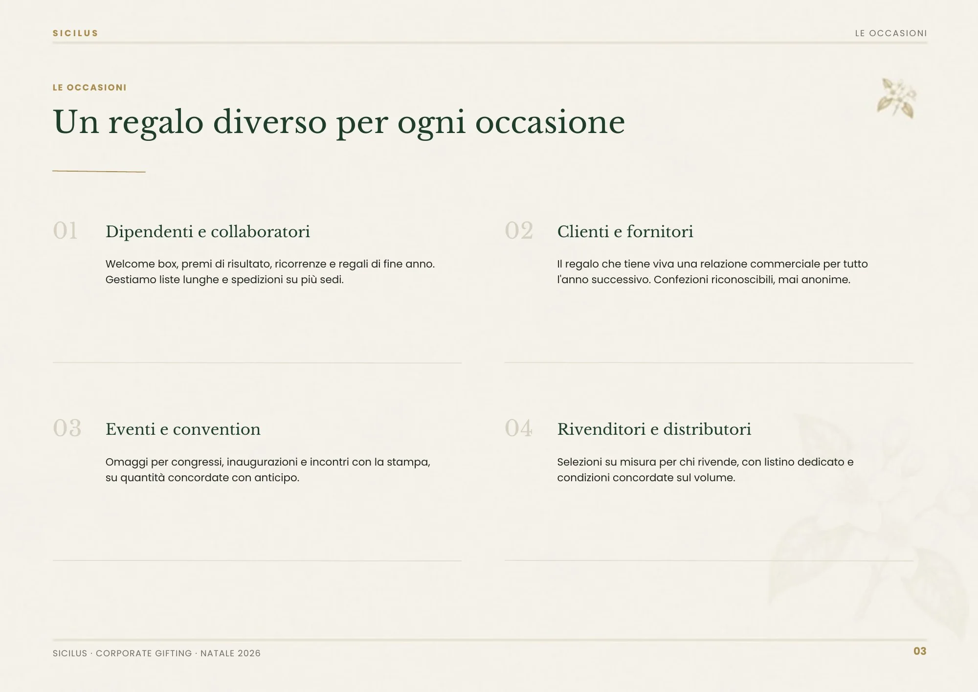 Pagina 3 di Catalogo Tradizionali Sicilus 2026