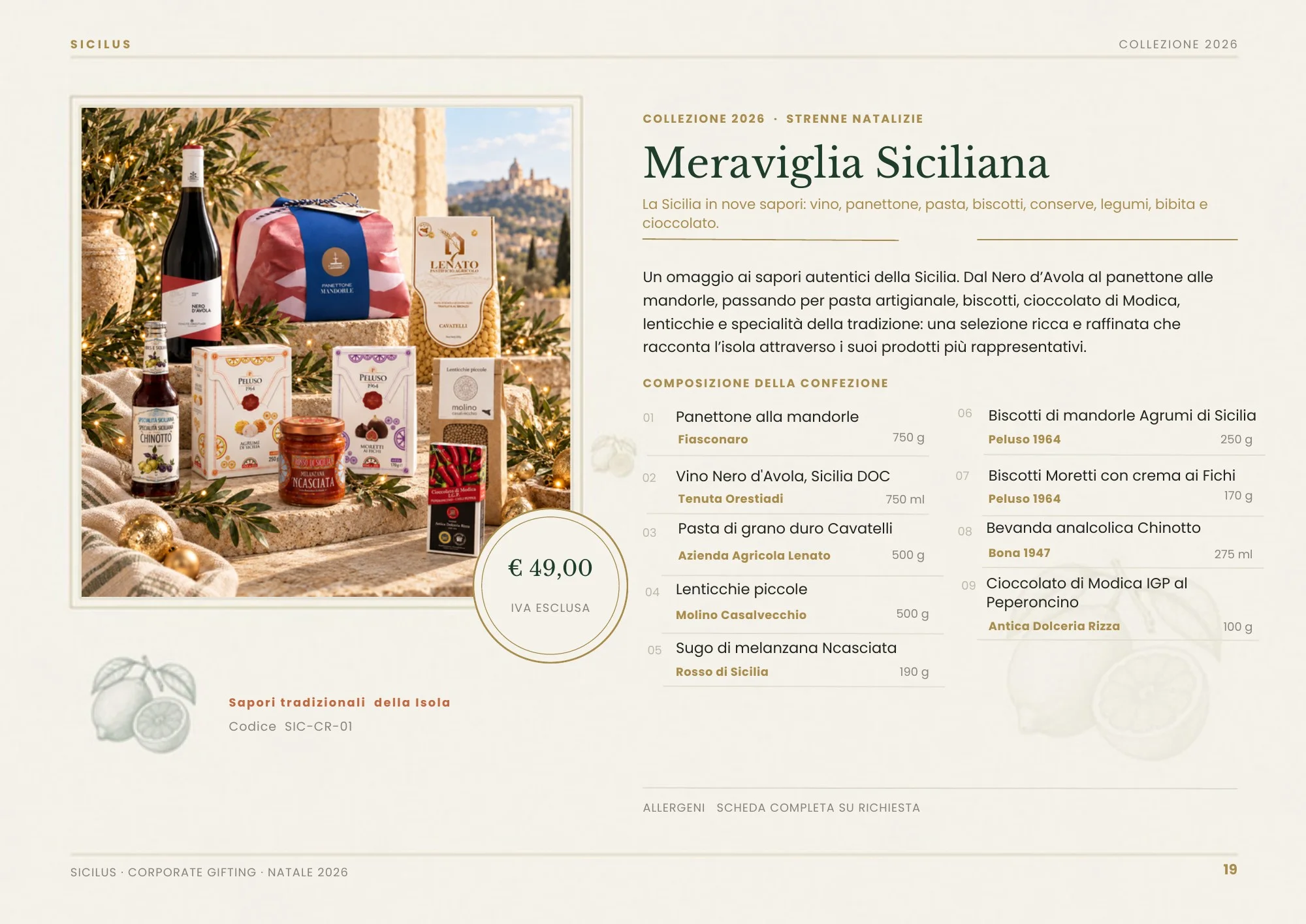 Pagina 19 di Catalogo Tradizionali Sicilus 2026