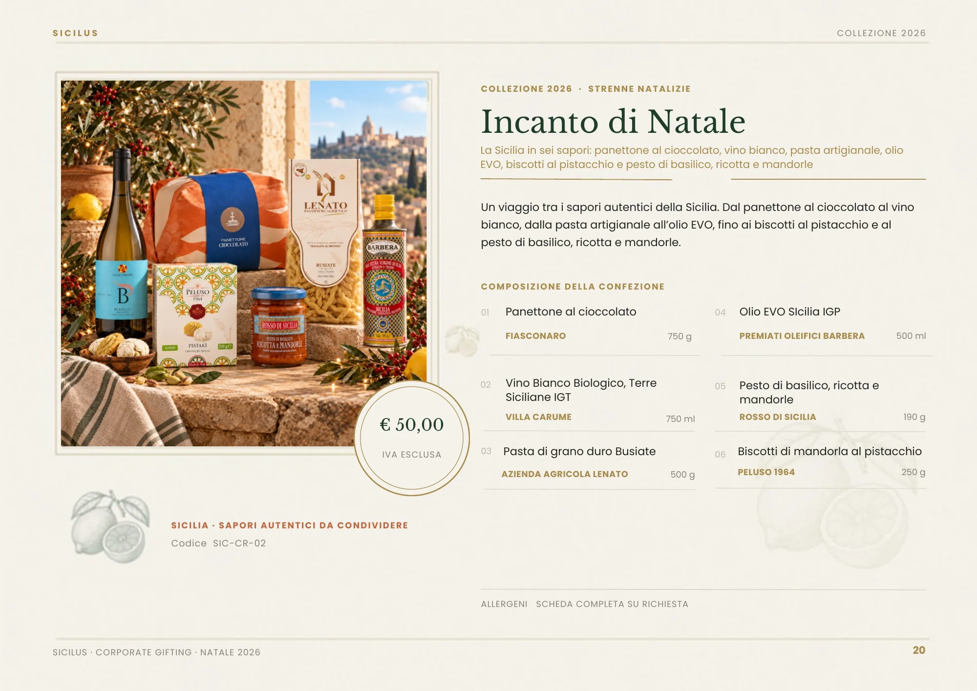Pagina 20 di Catalogo Tradizionali Sicilus 2026