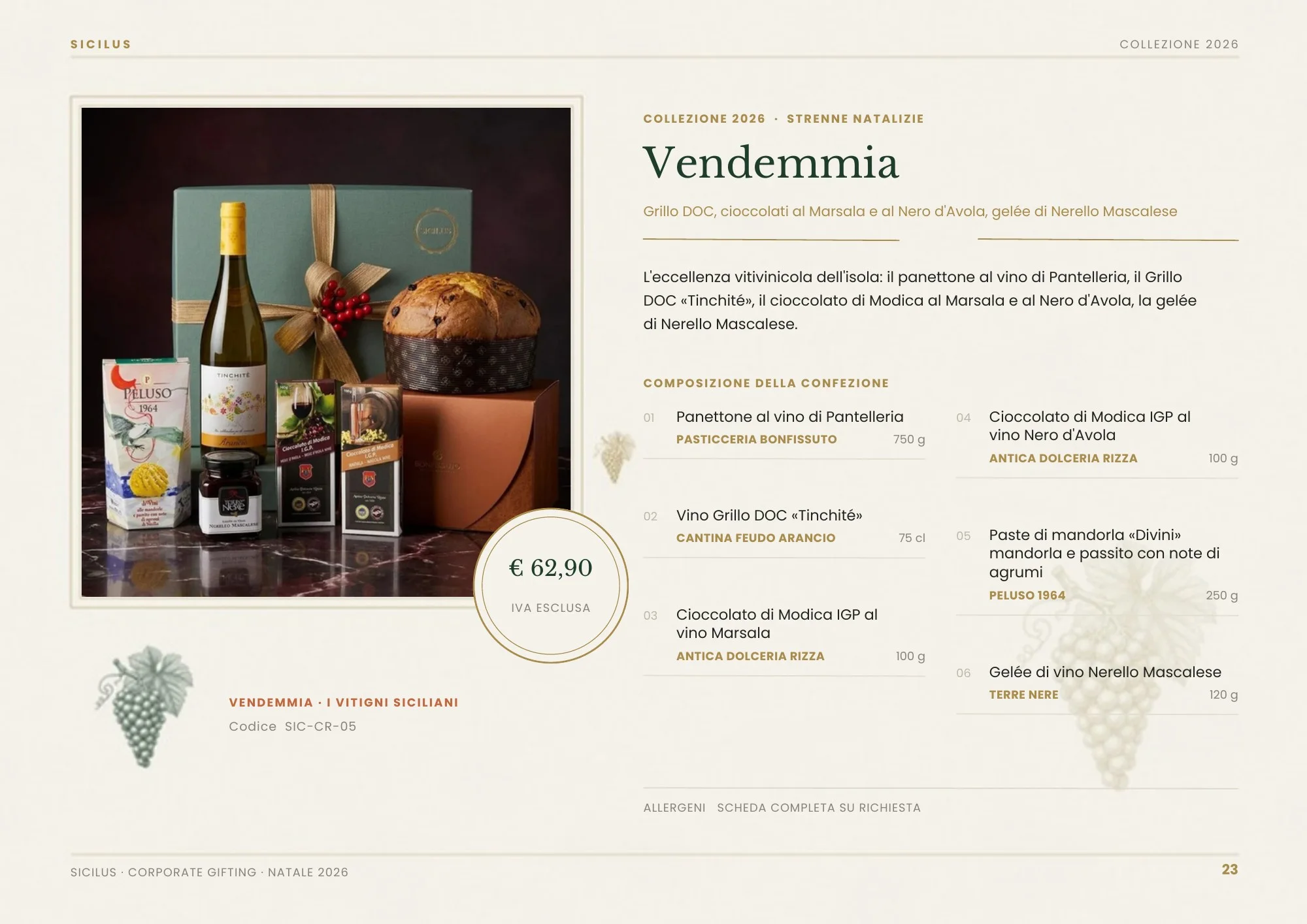 Pagina 23 di Catalogo Tradizionali Sicilus 2026