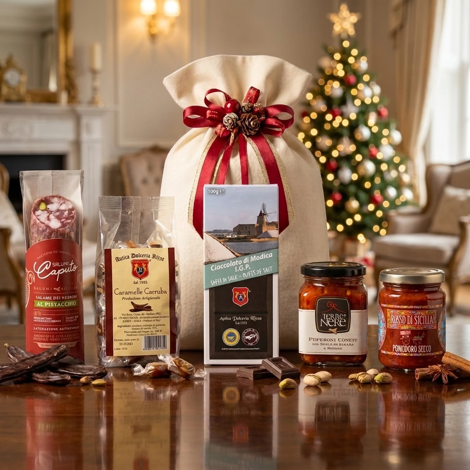 Confezione regalo siciliana personalizzata